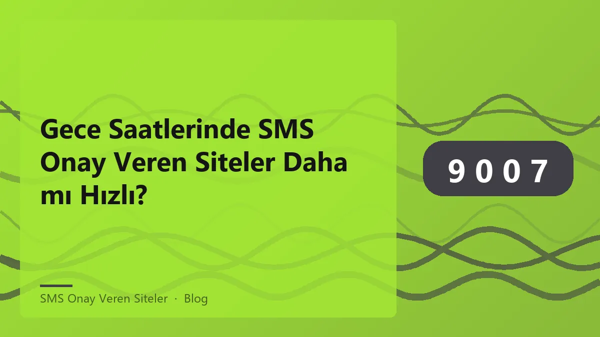 SMS onay veren siteler ile ilgili hıza dair grafik