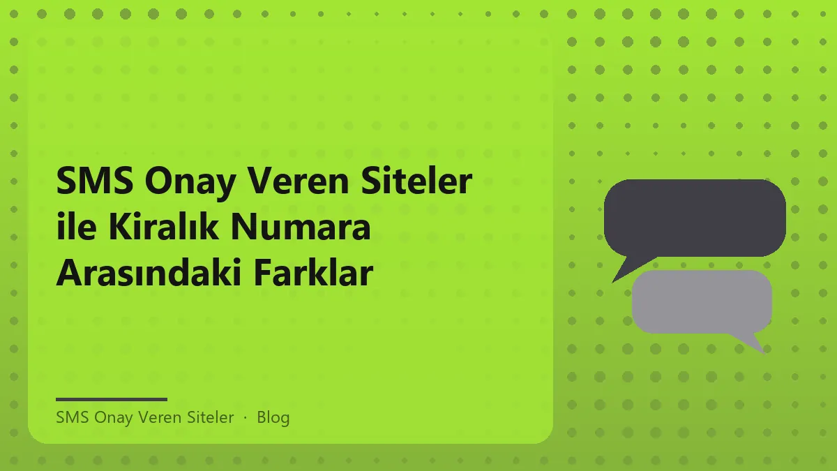 SMS onay veren siteler hakkında bilgi içeren görsel