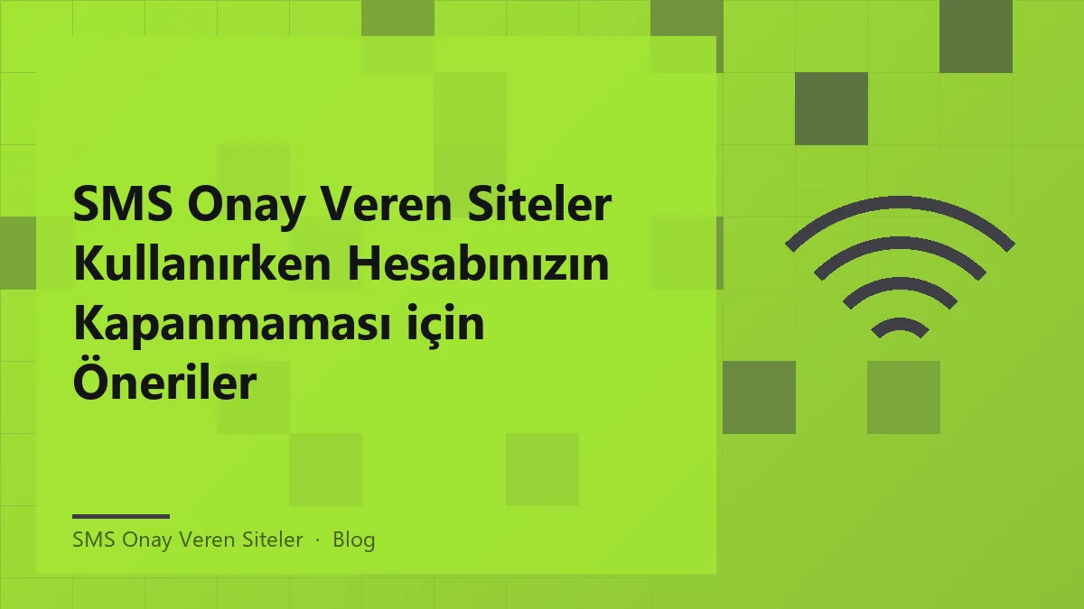 SMS onay veren siteler hakkında bilgi veren bir blog yazısı